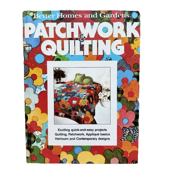 Quilting Pattern Book Better Homes & Gardens Patchwork & Quilting Book 1980 - Picture 1 of 9